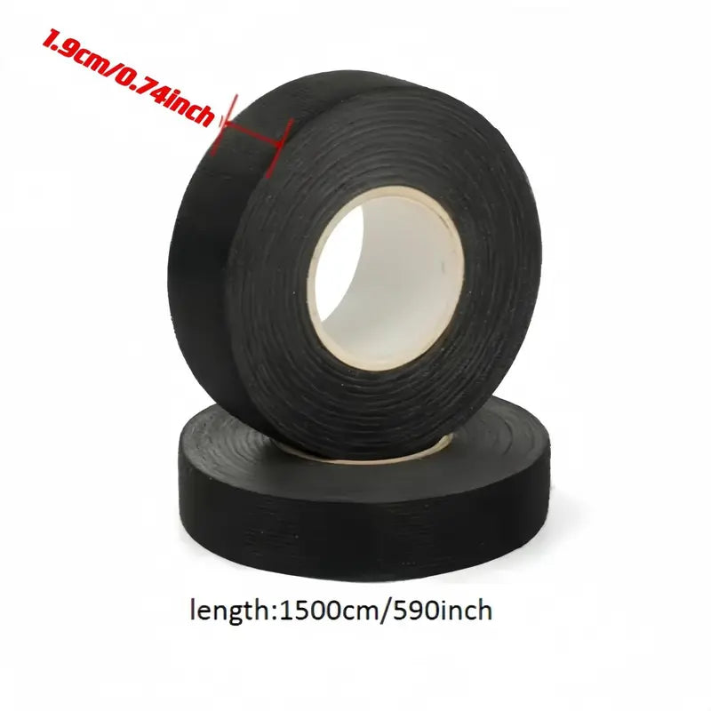 15 m High-Temperature-Resistant Flame-Retardant Waterproof Insulation Tape, Velvet Wire Cable Electrical Insulation Tape, Adhesive Tape