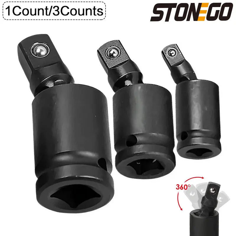 Universal Pneumatic Joint, Wrench Socket Adapter Universal Wrench Extension High Hardness For Electric Pneumatic Forging Wrench Extender Tool（1,000+ sold）