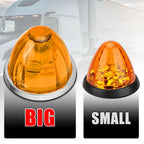 2PCS LED Watermelon Lights Truck Car Side Marker Light Pick up Truck Clearance Lamp Turn Signal Indicator Lamp for Lorry Trailer [Sold 506 units]