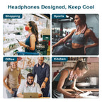 Hands Free Neck Fan, Sports, Travel, Office, Rechargeable, Bladeless Cooling Technology, Wearable Headset Design,Up to 8 Hours of Battery life, Comfortable to Wear