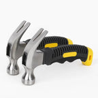 Mini Rubber Grip Hammer, High Carbon Steel, Portable Claw Hammer, Small Lightweight Tool, Home Use, Woodworking, Nail Puller, DIY Projects, Clawhammer, Hand Tools, Hardware