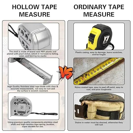 16FT Retractable Tape Measure Stainless Steel Measuring Tape With One sided Scale Waterproof Portable AutoLock Ruler With Magnetic engineer tape[Sold 708 units]