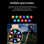 1.28 Inch Touch Screen Waterproof Smart Watch with Replacement Band, Bluetooth- Smart Watch, Multifunction Sports Fitness Tracker Smartwatch for iOS & Android Phone for Stylish Wear（sold:981）