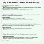Wireless Microphone, Professional Lapel Mic for iPhone and Android, Wireless Microphone for Video Recording, Teaching, Interviews and Podcasts, Rechargeable Wireless Mic