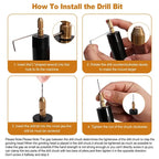 5v Portable Mini Electric Drill, Usb Powered Handheld Drill, Multifunctional Drill Tool, High Precision Tool for Jewelry Making, Woodworking, Power Tools, Work Equipment for Men, Tools and Gadgets, Polishing, Diy Tool