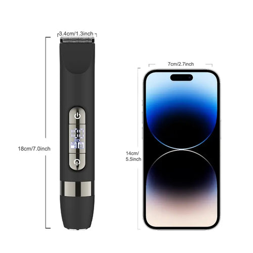 4-In-1 Dual Head Electric Shaver, Body Hair Trimmer & Facial Hair Remover, Nose Hair Clipper, Ipx7 Waterproof, for Leg Arm Body Face