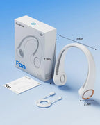 Hands Free Neck Fan, Sports, Travel, Office, Rechargeable, Bladeless Cooling Technology, Wearable Headset Design,Up to 8 Hours of Battery life, Comfortable to Wear