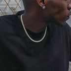 Cuban Link Chain Necklace, Unisex Stainless Steel Miami Fashion Jewelry