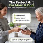 RoboTwist Automatic Jar Opener, Deluxe Accessibility Model with Enhanced Torque, Hands-Free Electric Opener for All Jar Sizes – Ideal for Limited Grip Strength and Easy for Anyone to Use