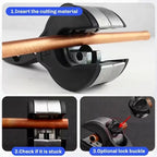 Ratchet Pipe Cutter Tool, Ratcheting Pipe Cutter, One Hand Quick Cutting, Cuts Stainless Steel Copper Aluminum, Suitable for Home Work, 5/16-1-1/8 Inch, Hardware, Hand Tools