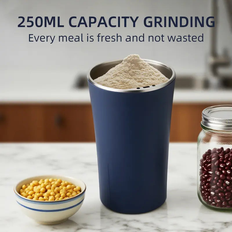 Grind in Seconds! High-Power 300W Electric Coffee Bean Grinder for Nuts, Grains, Spices | Fast & Food-Grade | Stainless Steel Mill | Compact & Easy to Use | A Must-Have Tool for Morning Brew & Healthy Meal Prep | Great Gift Idea!