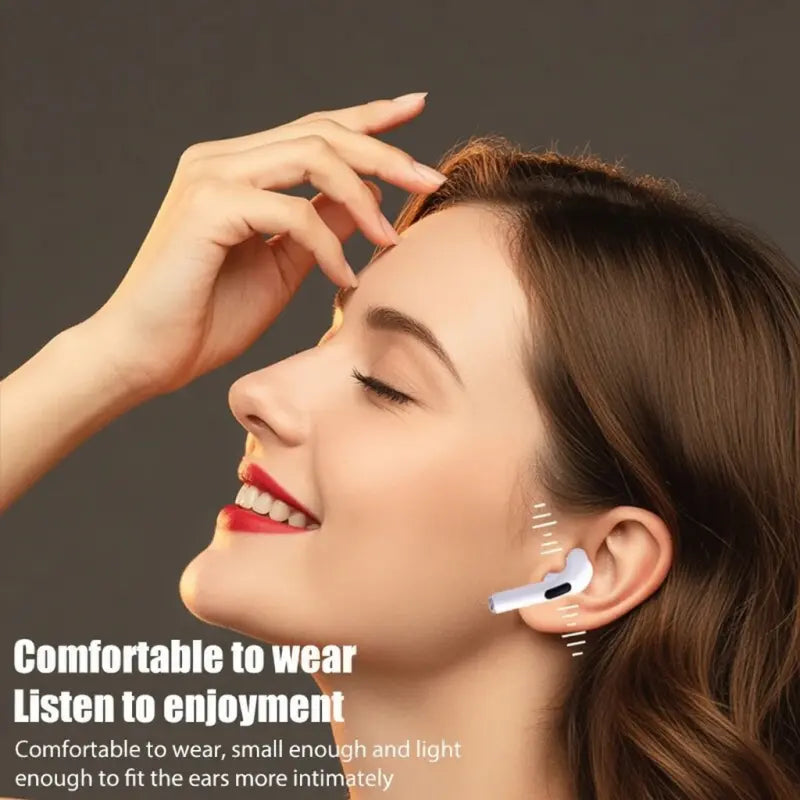 TWS Wireless Earbuds Bluetooth 5.3 ANC Noise Cancelling HiFi Stereo Low Latency Earphones for iPhone & Android