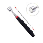 Silver Color Magnetic Pickup Tool, Pocket Clip, Strong Magnetism, Ideal for Automotive and Construction, No Battery Required