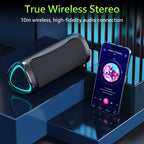 ortable Bluetooth Speaker with HD Sound BT5.3 & TWS Pairing Suitable for Home Party Outdoor Beach Ideal as Electronic Gadgets Birthday Gift