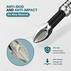 K5 anti-slip screwdriver bits, K5 impact-resistant anti-slip screwdriver bits, strong magnetic screwdriver bit set; suitable for home repairs and DIY; power screwdriver bit set; power tool accessories.
