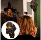 Halloween Broken Mask Wall Lamp Resin Handicraft Art Atmosphere Light Home Decoration Festival Party Decoration Supplies