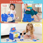 🔥Hippo All-in-one Tool Hub DIY Montessori Tool Box Set
