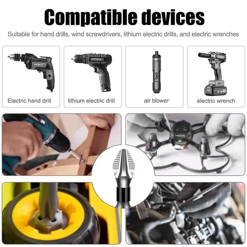 6PCS K5 Anti Slip Bit, Set Bit Obeng K5 Impact Resistant Non Slip Bit, Batang Hex 1/4 Inci High Magnetic Screwdriver Drill Bit Set, Anti-Slip Ph2 Impact Driver Set, Non Slip Screwdriver Bits High Magnetic Lifesparking Drills Bits（1,000+ sold）