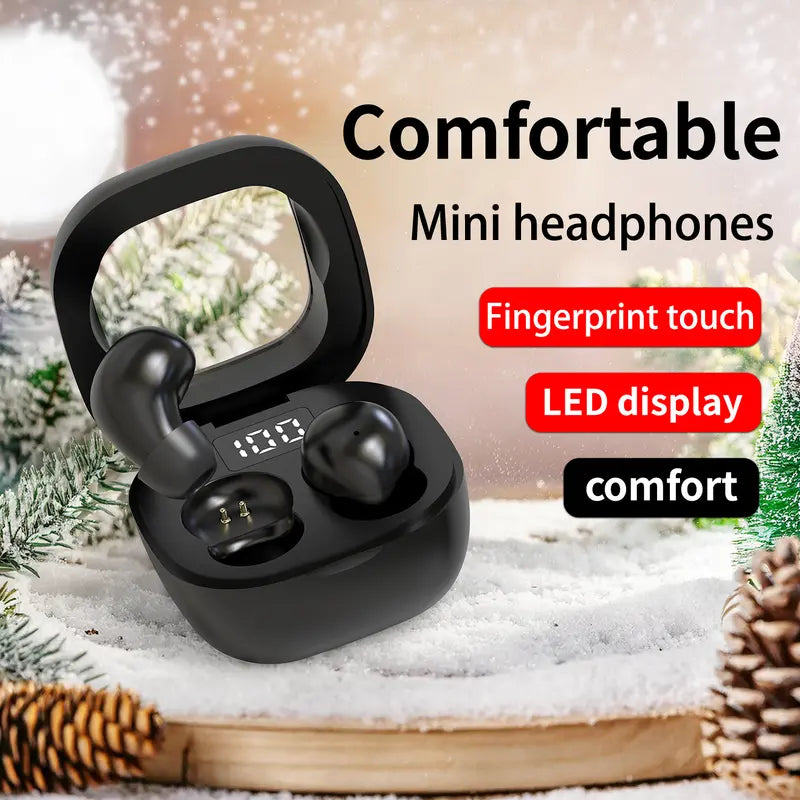 Invisible Sleep Headphones Sleep Earbuds for Side Sleepers Sleepbuds Comfortable Noise Blocking Bluetooth 5.3 Wireless Headphones for Sleeping Driving hifi stereo