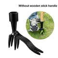 4-Claw Steel Root Removal Garden Weeding Tool Head, Aluminum Easy-Grip Design for Yard and Garden Use, Garden Hoe Attachment (Handle Not Included), Garden Tools, Durable Gardening Tools