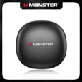 Black Monster Bluetooth Earbuds Zero-Gravity Titanium Ear-Hook Noise Cancelling 145H Playtime IPX5 Waterproof Wireless Headphones Gift for Men Women