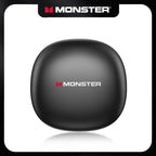 Black Monster Bluetooth Earbuds Zero-Gravity Titanium Ear-Hook Noise Cancelling 145H Playtime IPX5 Waterproof Wireless Headphones Gift for Men Women