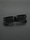 Men's Square Frame Sunglasses, Trendy Casual Sunglasses for Everyday Use, Fashion Accessories for Outdoor Activities, Square Frames Sunglasses, Square Framed Sunglasses [Sold 625 units]