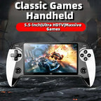 X9 Handheld Game Console, Rechargeable Portable Game Console with Built-in 10 Emulator Games, Handheld Wireless Gaming Console for Home & Travel, Protective #SummerVibes summerwins