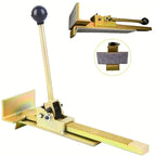 Heavy-Duty Metal Flooring Tool Pull Rod with Adjustable Handle, Gloves Included for Wooden Floor Installation Projects, Durable Structure Ideal for Gifting