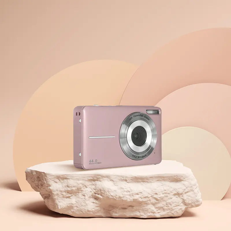 Digital Camera 44MP & 1080P HD, 16X Digital Zoom, 2.4" LCD, Rechargeable Compact MINI & Portable Point and Shoot Camera for Photography, with Anti Shake, 32G Memory Card, Comes with Charging Head  [Sold 1000+ units]