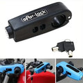 Portable Anti-Theft Bike & Motorcycle Lock, Motorcycle Bicycle Lock, Secure Lock and Key, Mechanical Knob Control, Includes 2 Keys, Durable Design, Easy Installation, Motorcycle Accessories