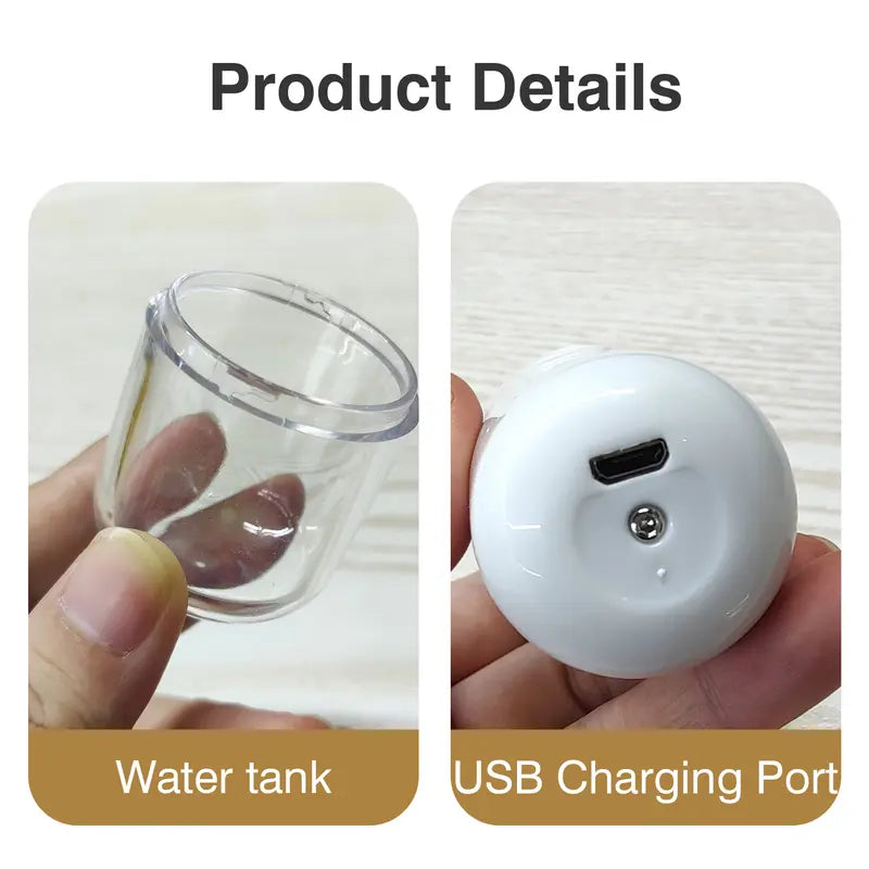 Nano Mist Sprayer - Portable Cool Mist Facial Moisturizer, Mini Facial Tools for Dry Skin Hydration, Personal Care Appliances (White)（sold：1589）