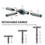 Ratchet Magnetic Screwdriver Set, S2 Steel Precision Screwdriver Set - Removable Self Assembly Screwdriver Kit for Furniture Assembly and Repair - Gift for DIYer [Sold 592 units]