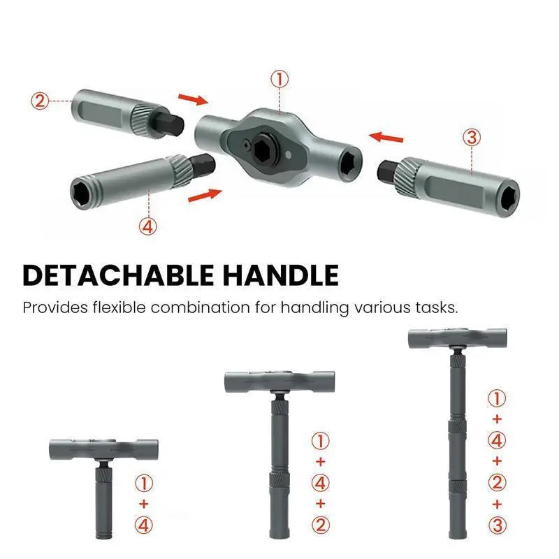 Ratchet Magnetic Screwdriver Set, S2 Steel Precision Screwdriver Set - Removable Self Assembly Screwdriver Kit for Furniture Assembly and Repair - Gift for DIYer [Sold 592 units]