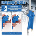 Heavy-Duty Industrial Pneumatic Air Blow Gun, Metal Mechanic Tool for Narrow Spaces, Engine Compartment & Mechanical Interior Cleaning Degreaser Sprayer