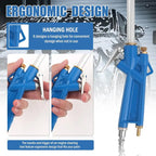 Heavy-Duty Industrial Pneumatic Air Blow Gun, Metal Mechanic Tool for Narrow Spaces, Engine Compartment & Mechanical Interior Cleaning Degreaser Sprayer