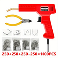 New Plastic Welder Rapid Fever Welding Repair Kit with Welding Nails + Pliers Plastic Welding Gun Used to Repair Most Plastic Cracks Repair Kit Overheating Protection