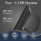 4-In-1 Dual Head Electric Shaver, Body Hair Trimmer & Facial Hair Remover, Nose Hair Clipper, Ipx7 Waterproof, for Leg Arm Body Face