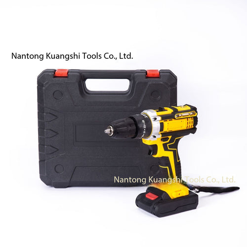 21V Lithium Impact Drill, 3-In-1 Multi-Purpose Electric Screwdriver Tool Kit
