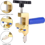 2-in-1 glass cutting and tile cutting tool, used for cutting glass, mirrors, and tiles, integrated cutting machine, manual tool, heavy-duty Hardware