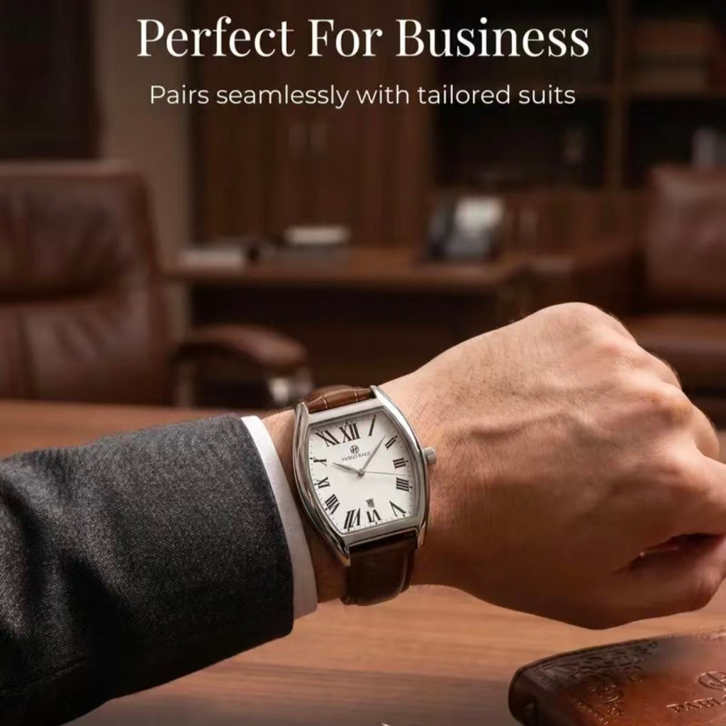 Men's Business Fashion Analog Quartz Watch, Stainless Steel Watch for Party, Everyday Accessory, Quartz Analog Timepiece, Watch for Gift, Waterproof Quartz Wristwatch, Business Casual Wristwatch, Analog Watches  [Sold 996  units]