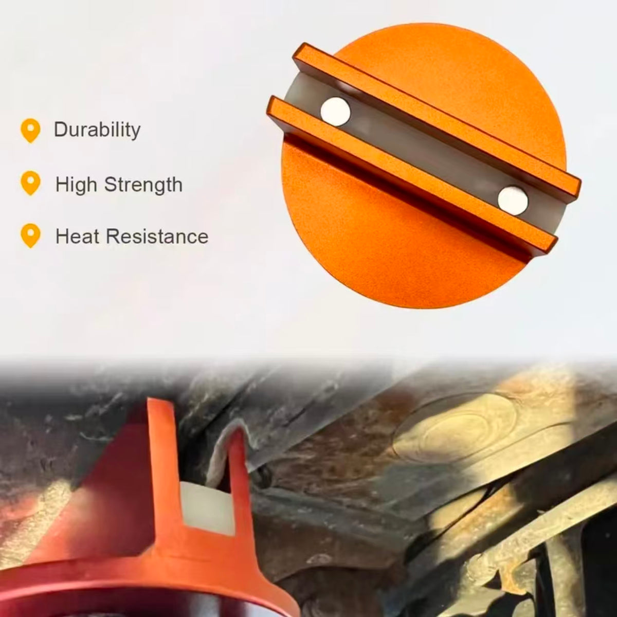 Universal Aluminum Grooved Magnetic Jack Pad, Jacking Puck Pinch Weld Frame Rail Adapter, Oil Change Mush Haves, Change Tire Repair Tires Oil Must Have, for Car SUV Truck Pickup Sedan MPV Wagon    [Sold 828 units]
