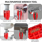 Fathers Day Gifts 14-in-1 Multi-functional Wrench for Toilet, Sink, Bathroom, Kitchen Plumbing Installation and Repairs Fathersdaygift  [Sold 1000+ units]