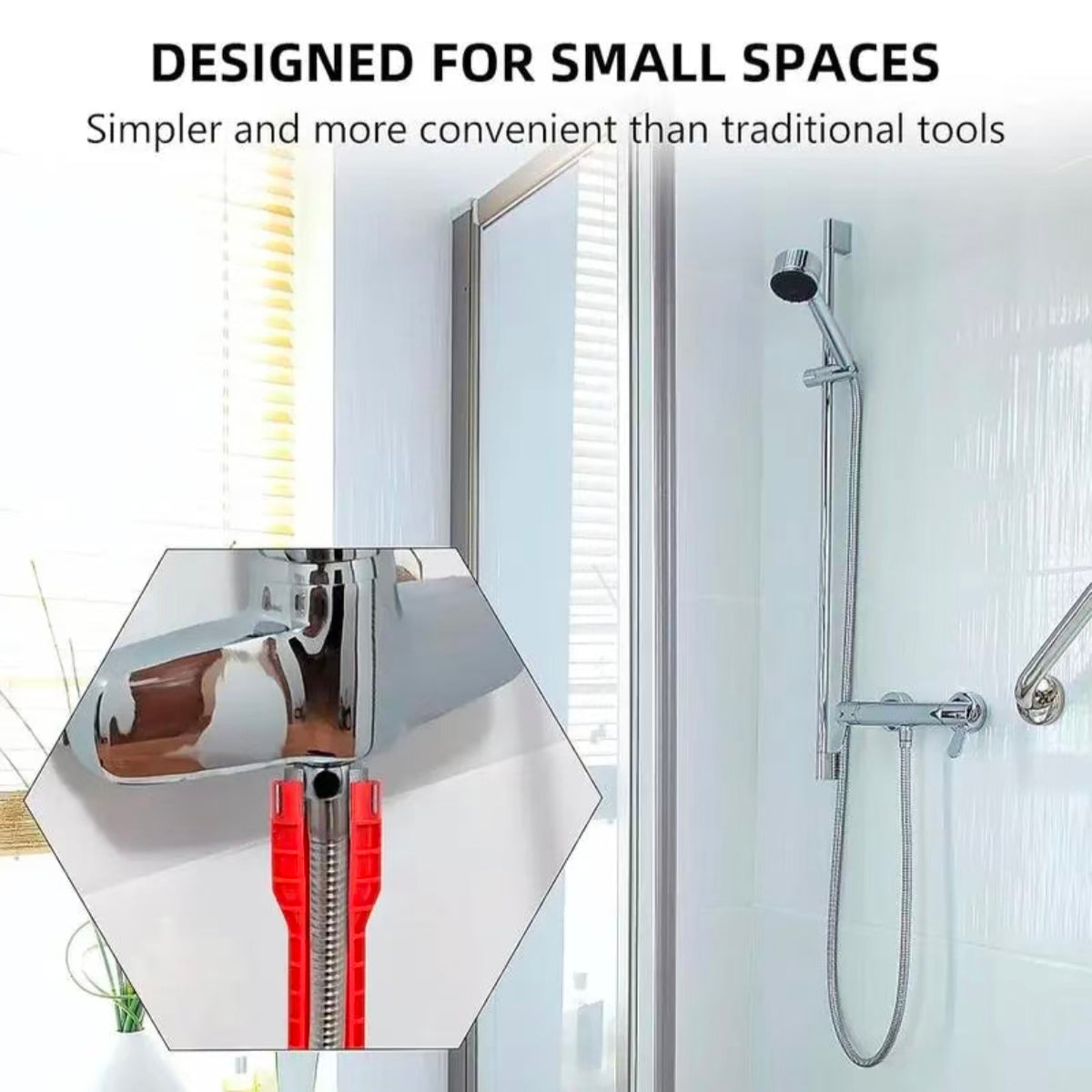 Fathers Day Gifts 14-in-1 Multi-functional Wrench for Toilet, Sink, Bathroom, Kitchen Plumbing Installation and Repairs Fathersdaygift  [Sold 1000+ units]