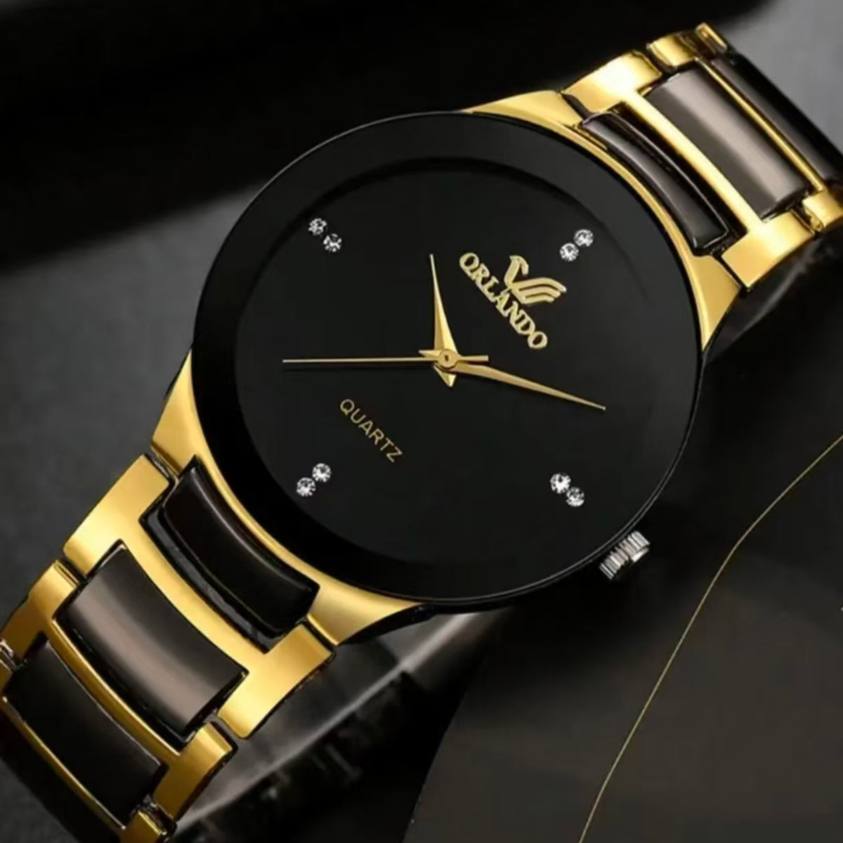 Men's Business Round Dial Quartz Watch, Fashion Steel Strap Wristwatch, Summer Trendy All-match & Exquisite Watch for Gift, Analog Quartz Watches, National Day Offers  [Sold 1000+ units]