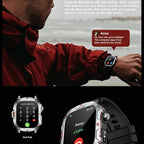 Multi-function Men Sport Smartwatch, Bluetooth Dial & Answer Calls, Life Waterproof  350mAh Long Battery & Bluetooth Call [Sold 1000+ units]