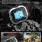 Multi-function Men Sport Smartwatch, Bluetooth Dial & Answer Calls, Life Waterproof  350mAh Long Battery & Bluetooth Call [Sold 1000+ units]