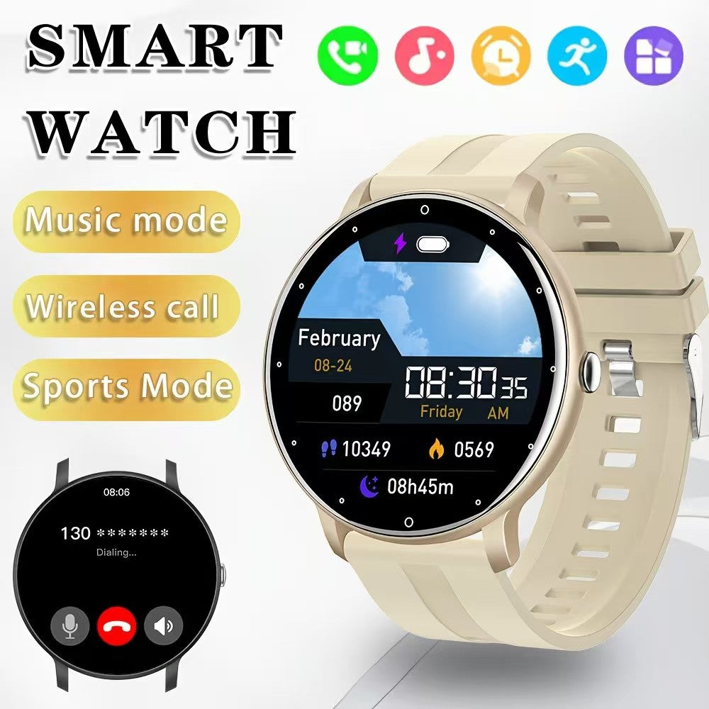 Round Touch Screen Smart Watch for Women, Bluetooth Calling & Multi Sports Modes  Stylish Circular Smart Watch, Multiple Sports Modes & Alarm Reminder for Daily Life  [Sold 1000+ units]