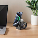 3-in-1 Auto Rotating Foldable Magnetic Wireless Charger, Multi-function Wireless Charging Stand（sold：978）
