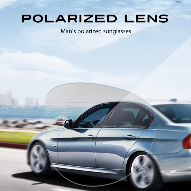 Men's Polarized Sunglasses, UV400 Protection Anti-Glare Driving Sun Glasses.Reduce Glare, True Color Vision for Travel  [Sold 1000+ units]